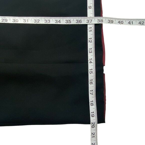 NEW | Kay Unger Sheath Dress | 8 | Red Black | Silk Blend | Lined | Career - Picture 14 of 14